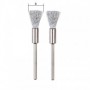 Brosses en acier - pinceau fin Ø 8 mm par 2 pièces