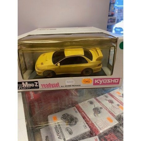 MiniZ Kyosho SUBARU IMPREZA JAUNE 30136Y