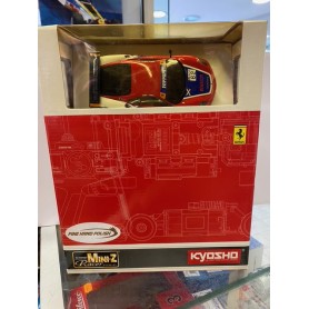 MiniZ Kyosho FERRARI F430 GT BLEU ROUGE 30490SE