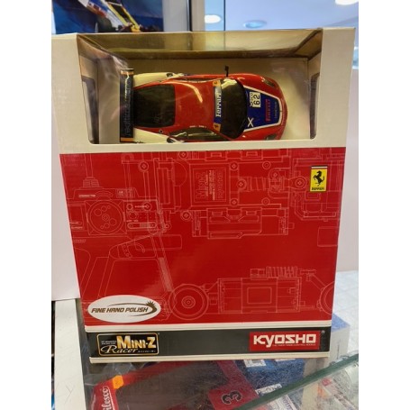 MiniZ Kyosho FERRARI F430 GT BLEU ROUGE 30490SE